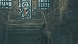 Altaïr confronting Abbas