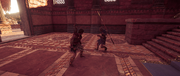 Polemon fighting Kassandra