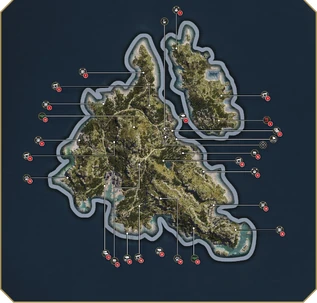 Кефалиния на карте