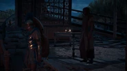 Sophos the Broker at his dwelling during night