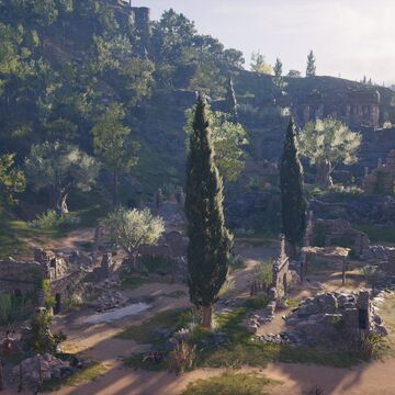 Asine Ruins Assassin S Creed Wiki Fandom Asine ruins ancient tablet sometime glitches and being undetectible for eagle, so check the video if you confused where it is. asine ruins assassin s creed wiki