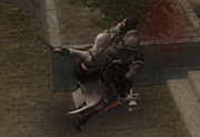 Altaïr assassinating Fredrick