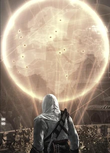 Altaïr descobre um mapa com as localizações das outras Peças do Éden.