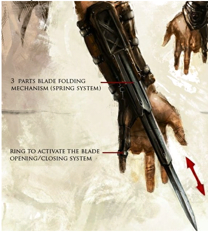 make assassin creed hidden blade