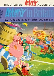 Asterix in Britain (front cover - English edition)