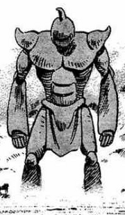 Hercules' combat form in the "Pluto" manga