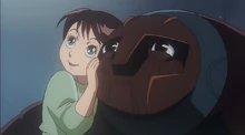 Gulliver and Yuko as a child