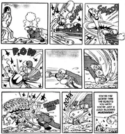 Burg's cruelty is enough to make even the kind and peaceful Ochanomizu fly into a violent fit of rage