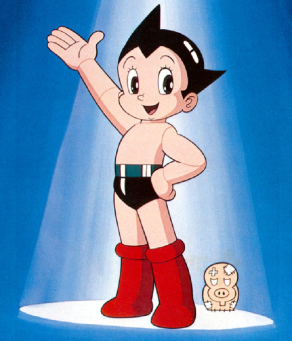 Astro Boy Production Animation Anime Cel OBG Background and Drawing 19 –  Charles Scott Gallery