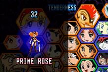 Prime Rose's sprite on the character map