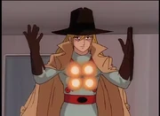 Zeus fires his machine guns at an unwitting victim