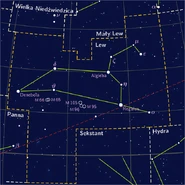 Gwiazdozbiór Lwa według Wikipedii