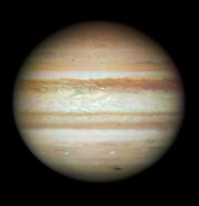 Jowisz, zdjęcie wykonane przez teleskop Hubble'a
