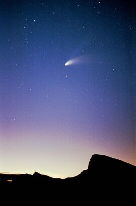 Comet Hale-Bopp Death Valley
