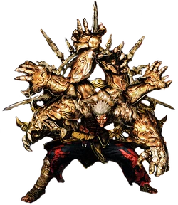 Six armed mantra asura by superkaijuking-d8zrkui