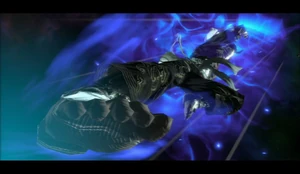 Yasha's Mantra-enhanced trademark kick