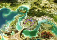 Al-Revis Academy and its surrounding areas in Mana Khemia 2.