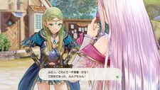 Adult Piana making fun of Lulua in Atelier Lulua.