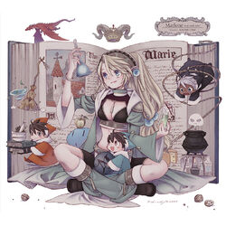 One of the artworks made by the original game illustrators, which were awarded to the winners of the Atelier Art Contest