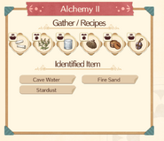 Alchemy 2 Recipe