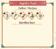 Ingrid's Text Recipe
