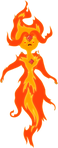 Flame Princess's fire form