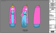 Modelsheet princessbubblegum ineveningwear