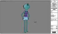 Modelsheet princessbubblegum inundersuit