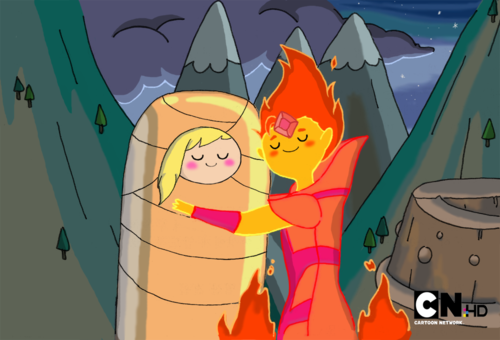 adventure time fionna and flame princess