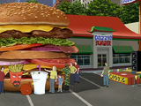 Hands on a Hamburger
