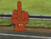 Meatwad - Hand