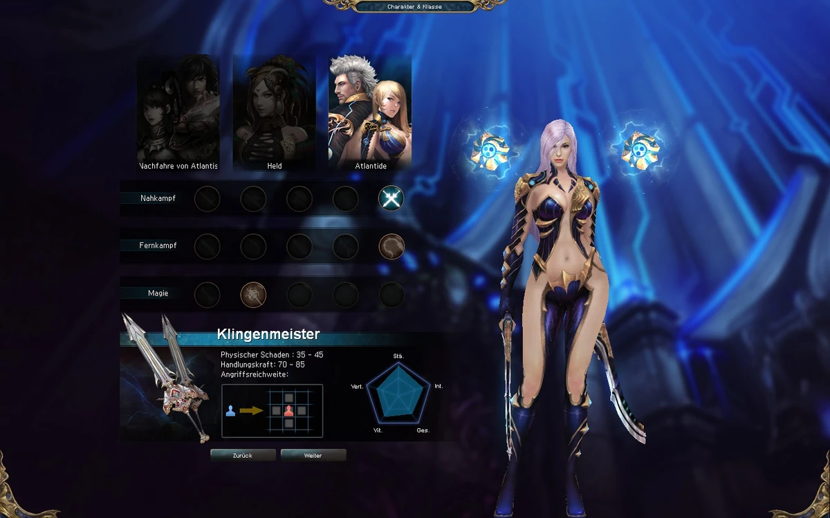 Atlantide Klingenmeister Atlantica Online Wiki Fandom