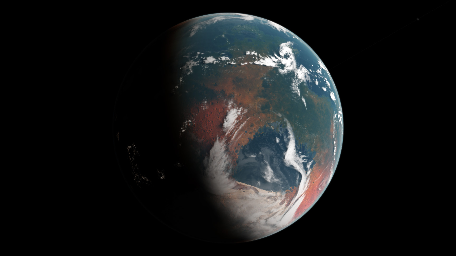 universe sandbox 2 terraforming mars