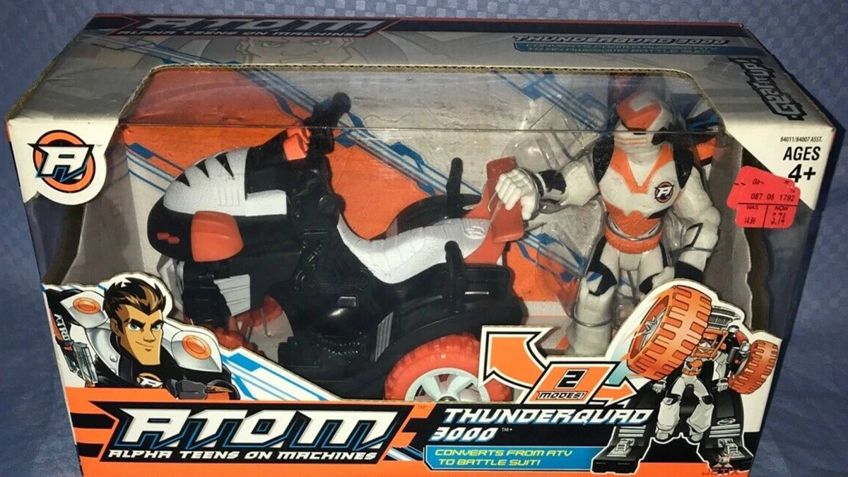 Figurine Action Man A.T.O.M. - Spydah Avec Sa Moto - Hasbro