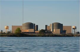 McGuire Nuclear Station from lake Norman