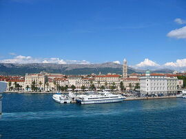 Split, Croatia from Ferry