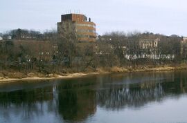 Eau Claire - Chippewa River looking south east