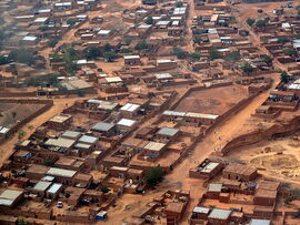 Niamey from the sky