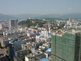 Guangyuan skyline