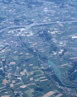 Austria Enns Donau Enns river from southwest IMG 9060