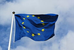 European flag in Karlskrona 2011