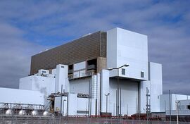 Torness Nuclear Power Station - view from the parking lot