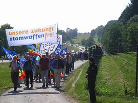 Unsere Zukunft Atomwaffenfrei - Demo Büchel 2008-2