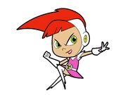 She is usually in a combat style.