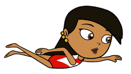 Paloma swimming front crawl