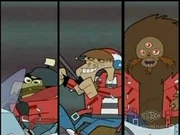 Bubba (left), Plutor (center), Furball (right)