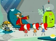 Maximus explains the cloning process of The Betty Clones