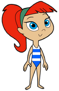 Roxanne Swimsuit with normal hair