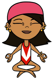 Paloma meditation with swimcap