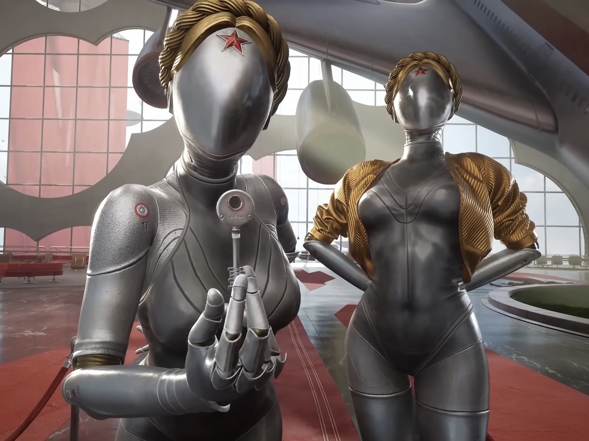 Robot Twin by Atomic Girl  Ballerina Twins / Atomic Heart Female